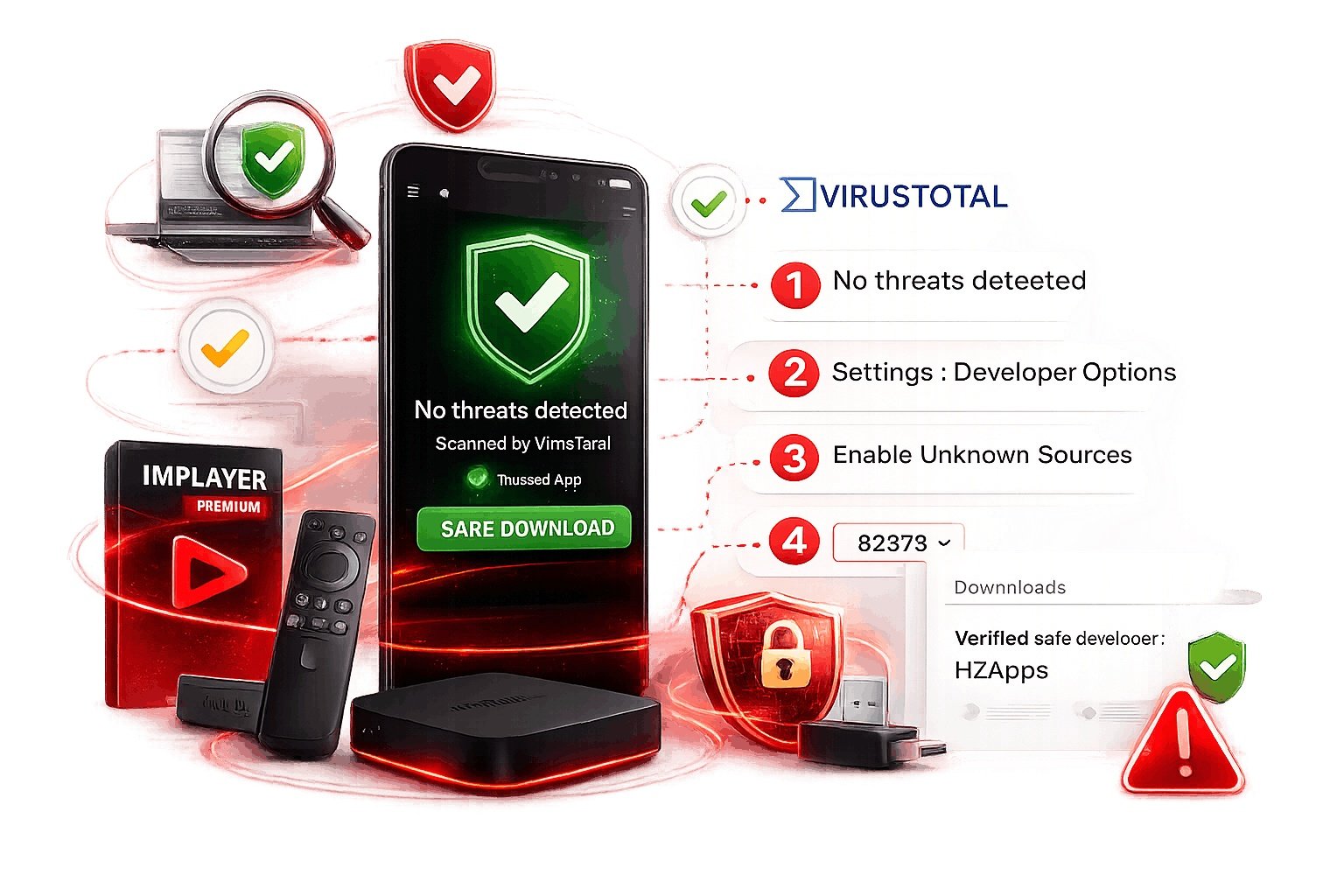 IMPlayer Premium APK safety and security virus free official download